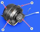 1 – защитная крышка электродвигателя